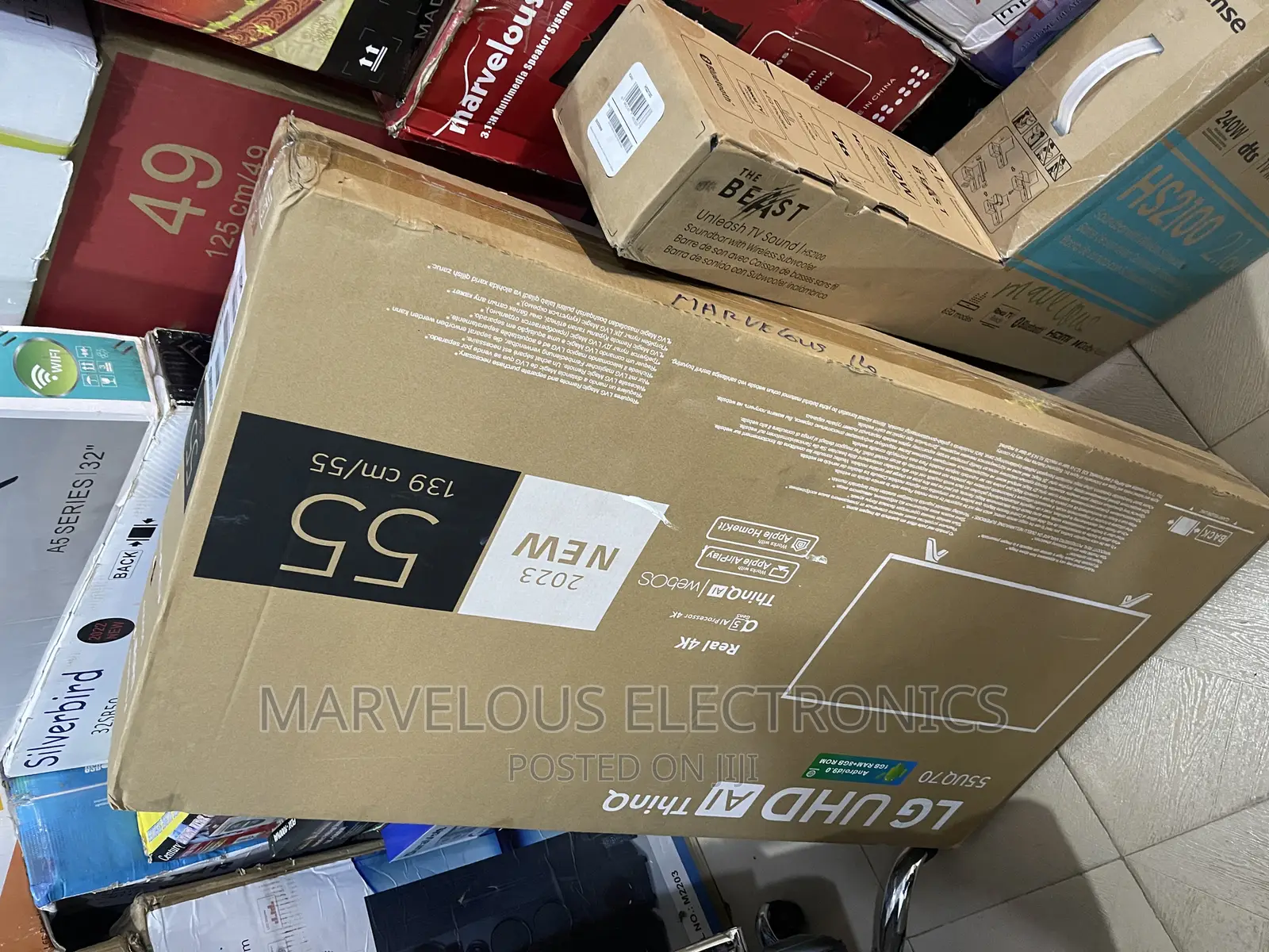 Brand New LG 55inch Smart TV Framless Full HD Bluetooth