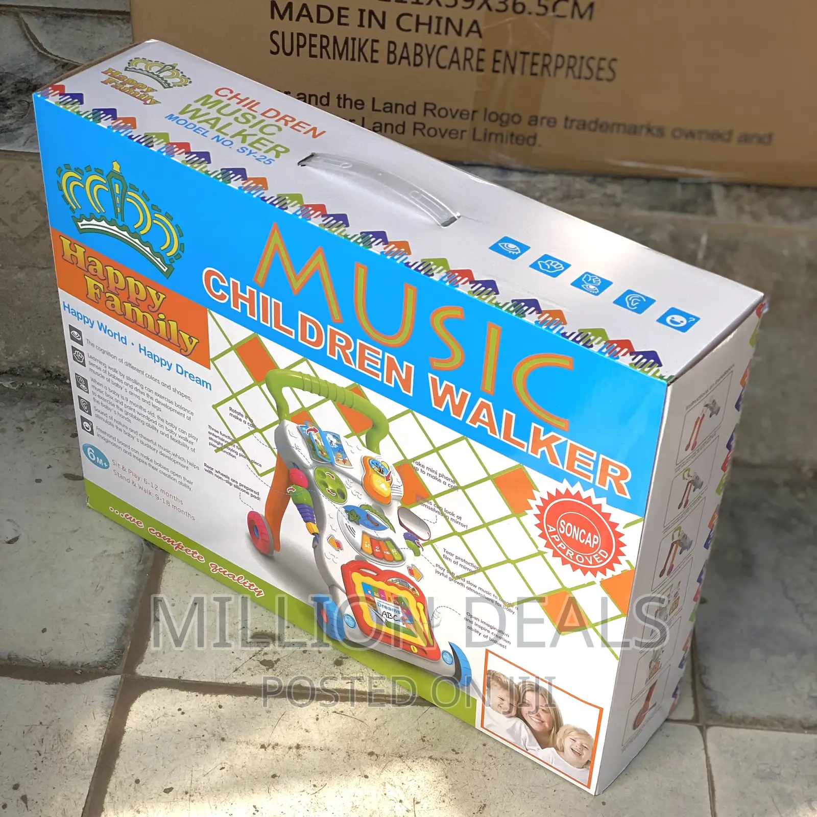 Simple Classic Musical Baby Walker