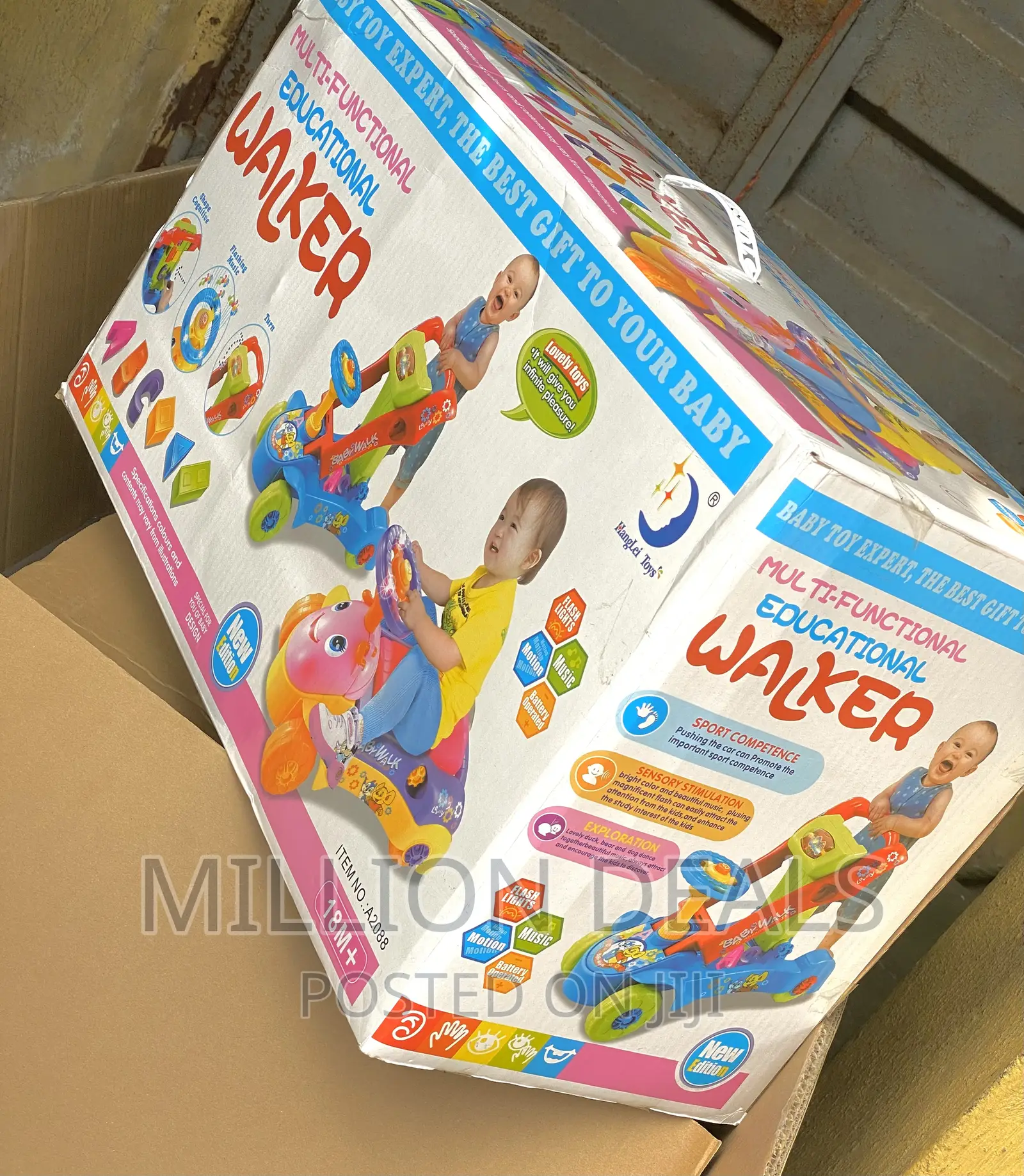 Multifunctional Educational Kiddies Walker