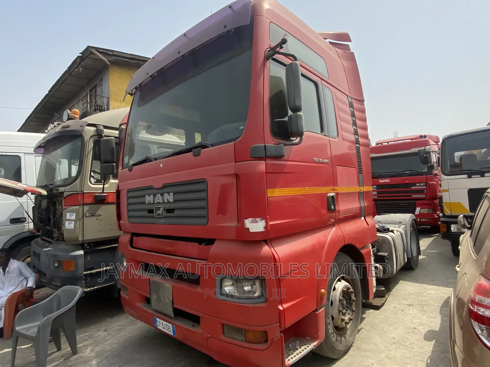 Man Tga 18.480 Red Colour
