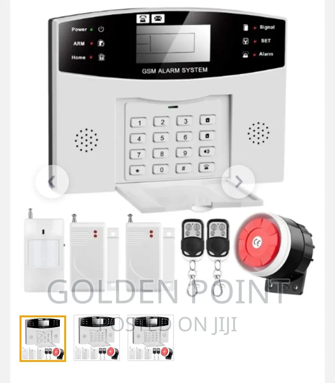 GSM Wireless Burglar Alarm System Wifi