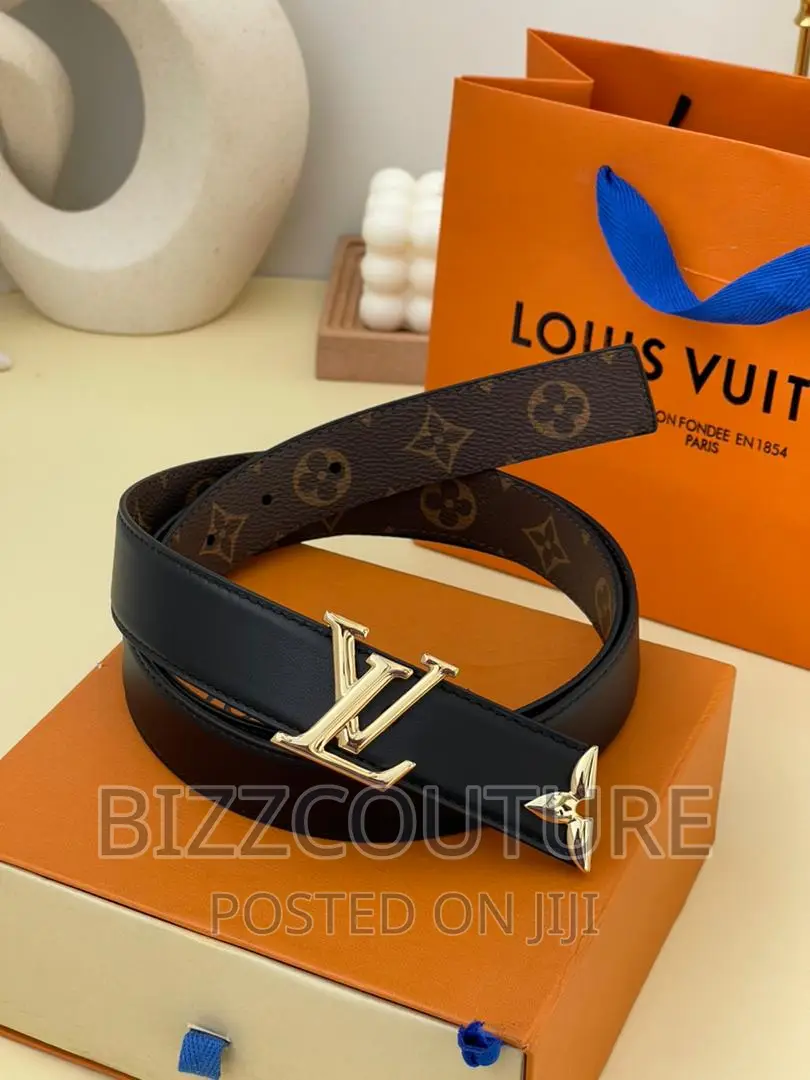 Original LOUIS VUITTON Leather Belts Available in Store