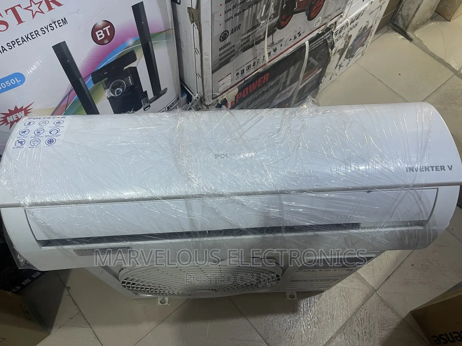 2month Used Polystar 1:5hp Inverter Air Conditioner