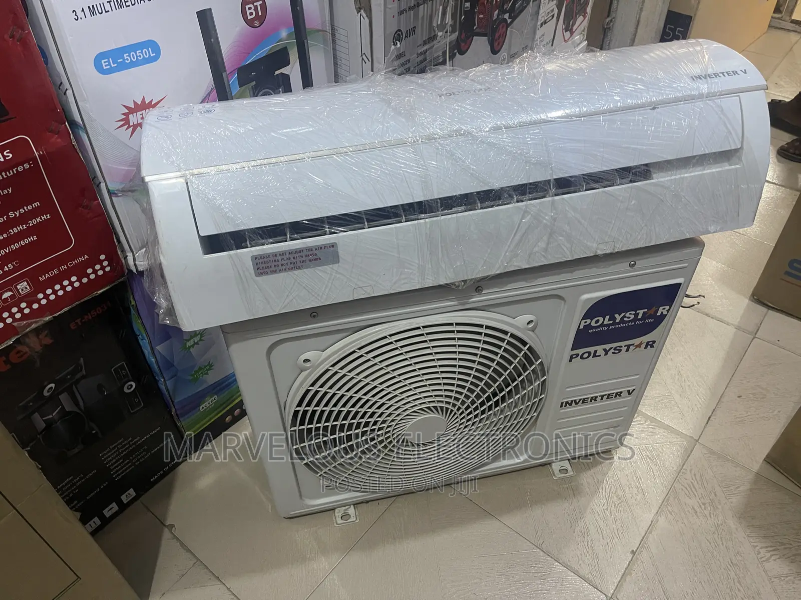 2month Used Polystar 1:5hp Inverter Air Conditioner