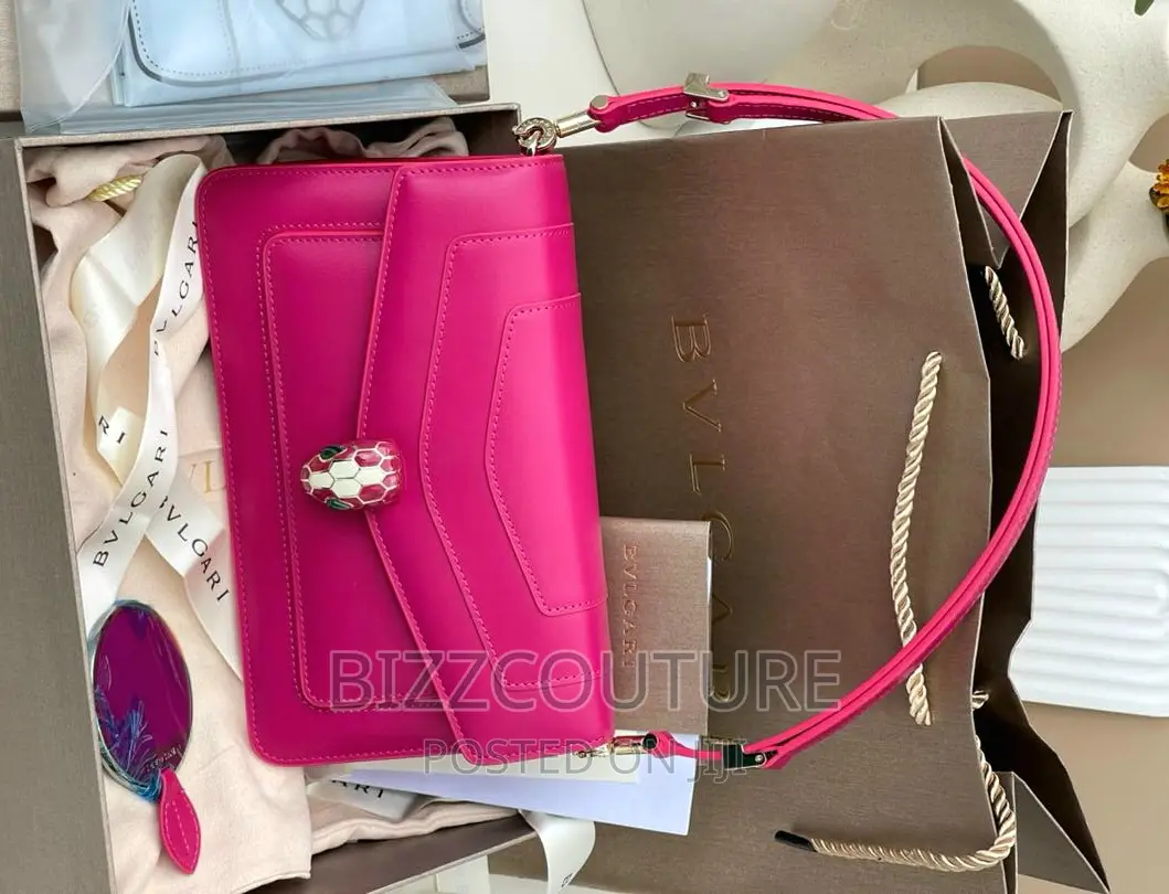 Original BVLGARI Handbags Available in Store
