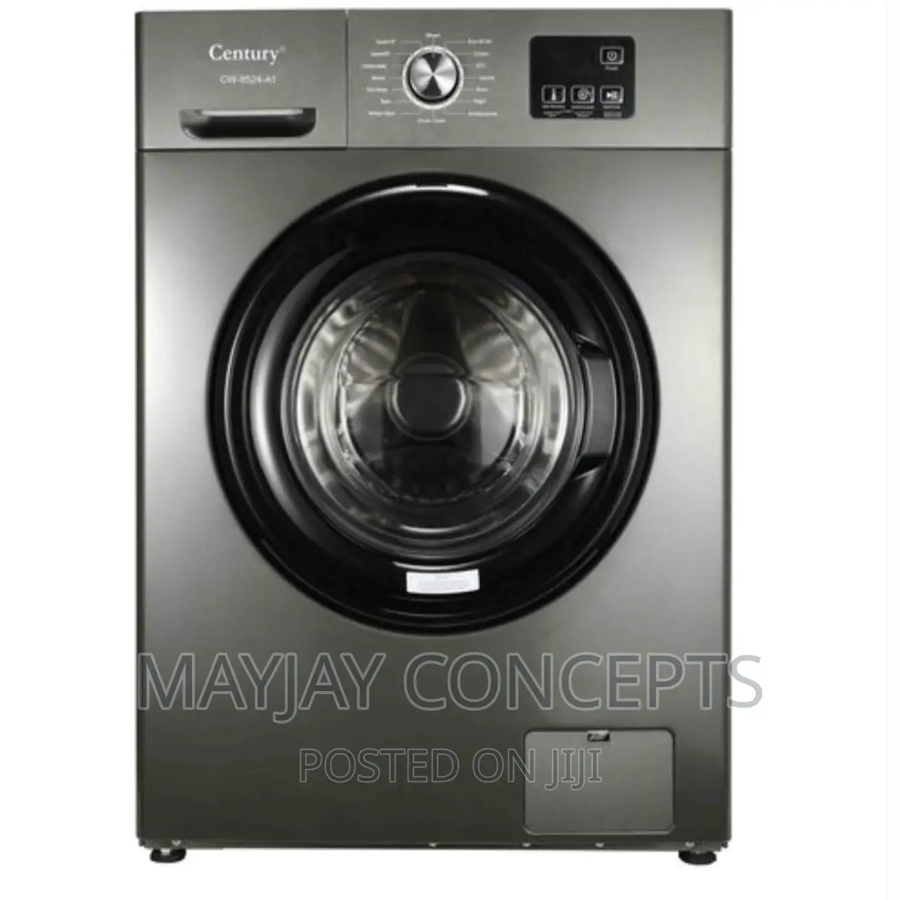 Century 8kg Automatic Washing Machine-Cw8524-A1 Grey White