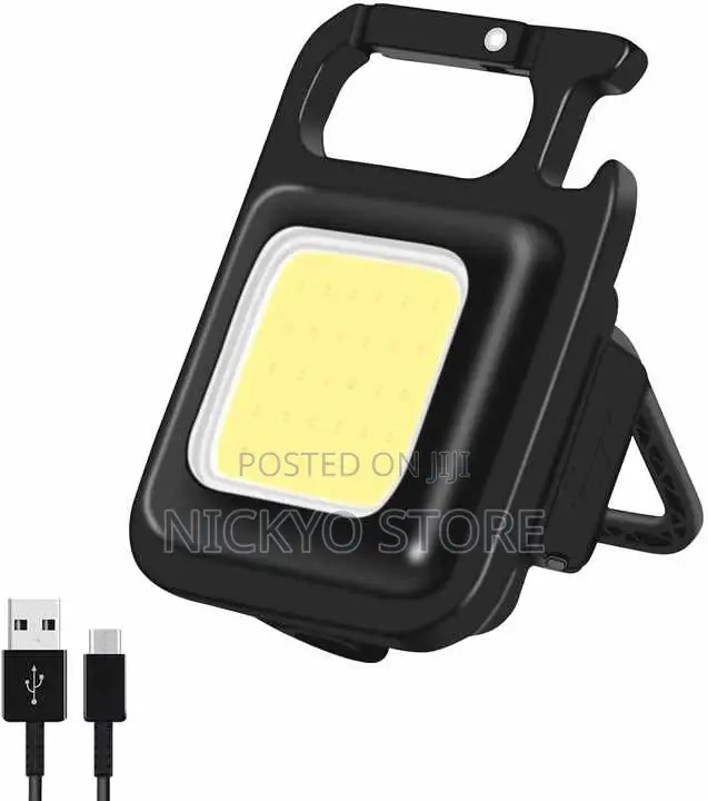 Mini Rechargeable Led Work Light With Carabiner Hook