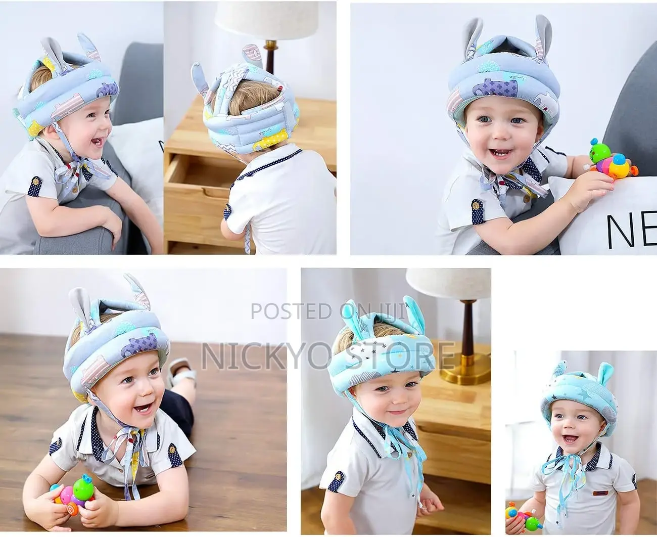 Toddler Helmet No Bumps Safety Head Cushion Bumper Bonnet