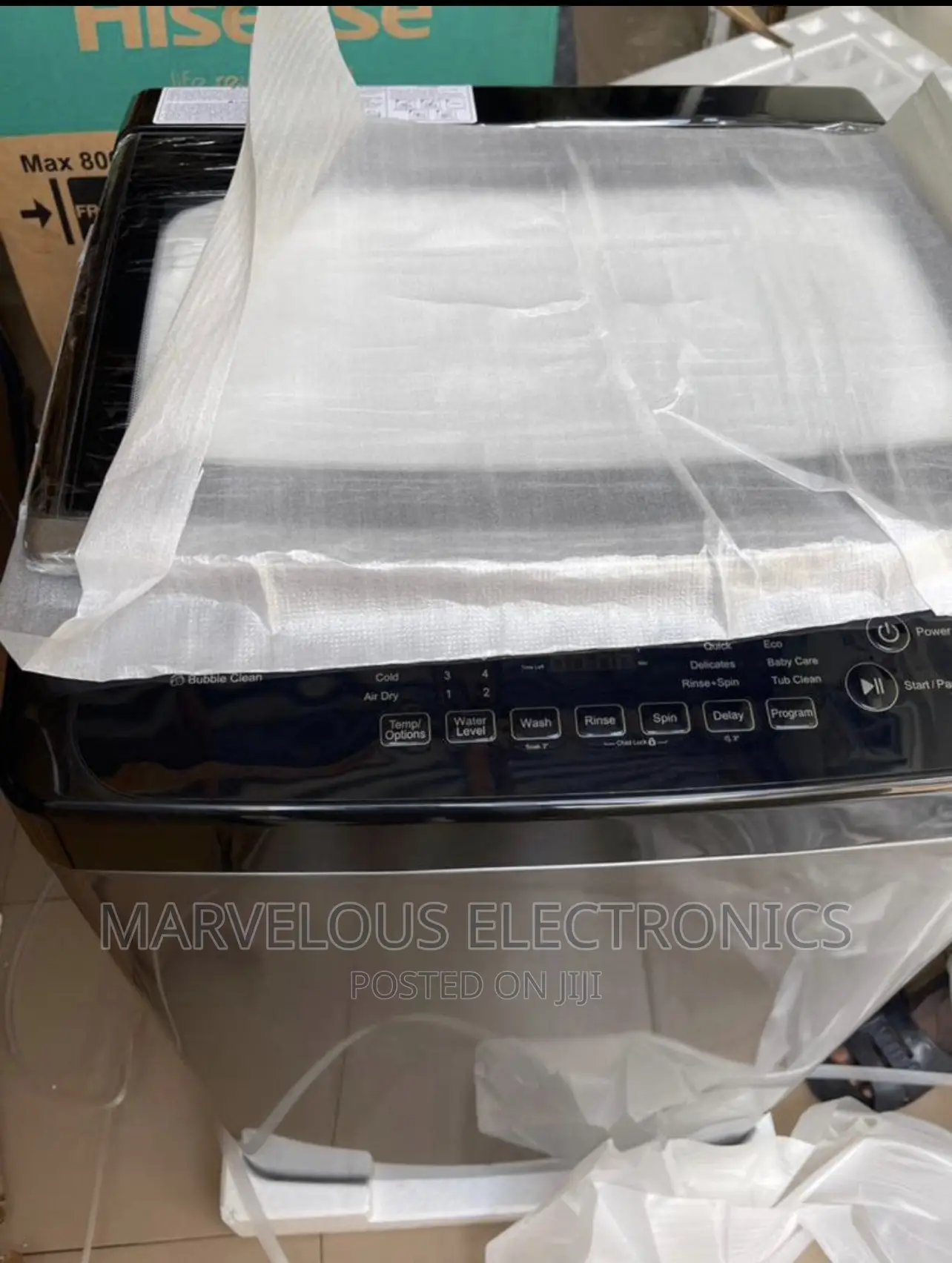 Brand New Hisense Top Loader Automatic Washing Machine