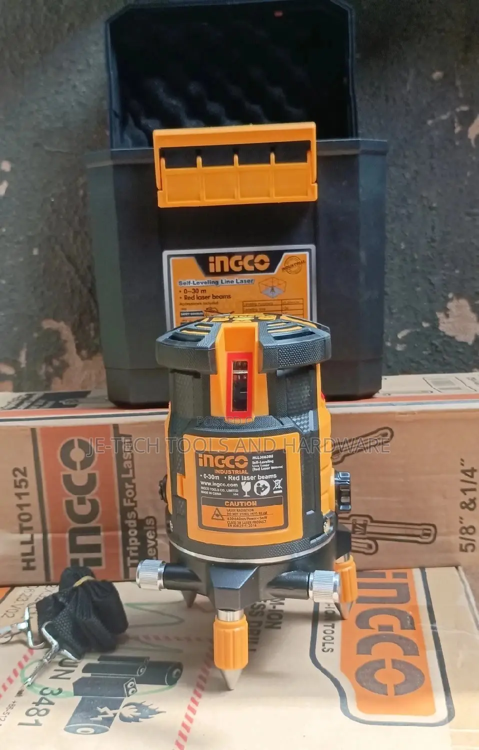 Ingco Self-Leveling Line Laser Green Laser Beam 0~30m