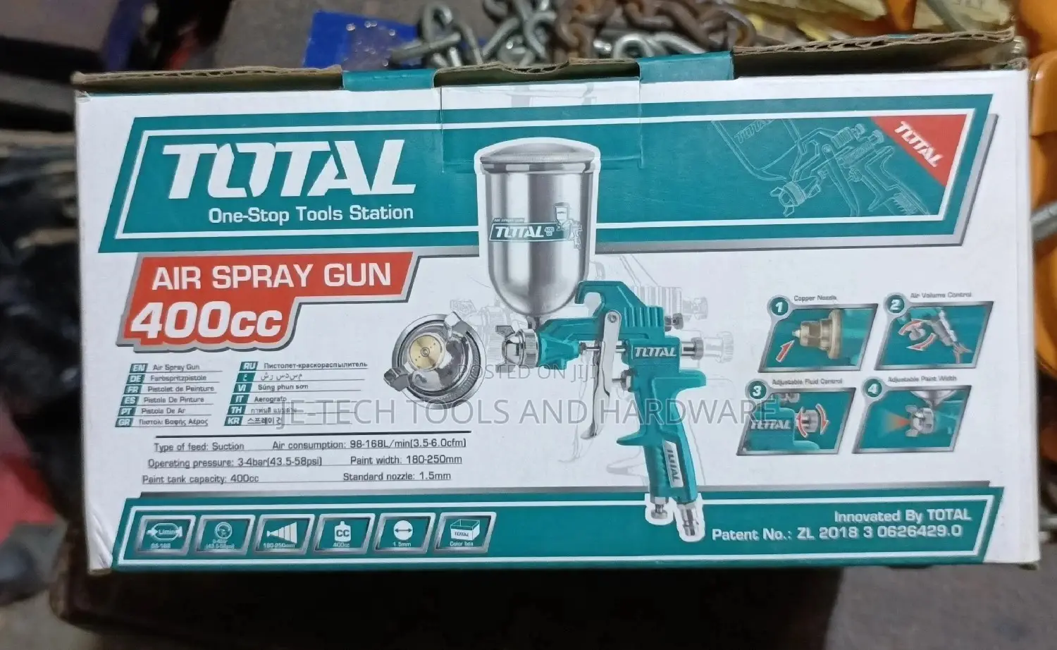 Professional Total Air Spray Gun 400cc