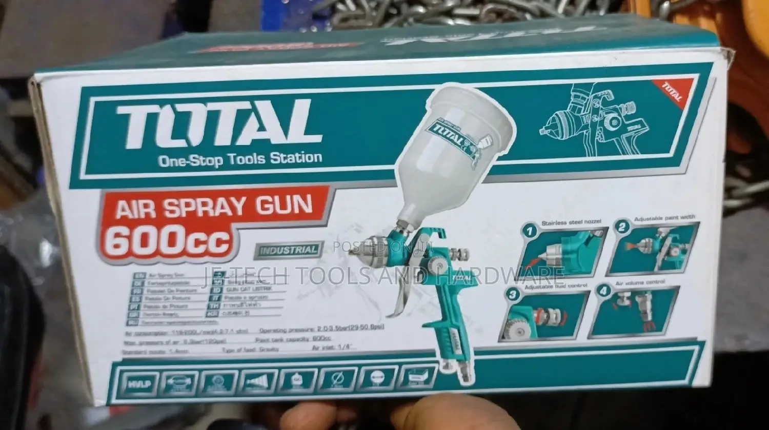 Total Industrial Spray Gun 600cc