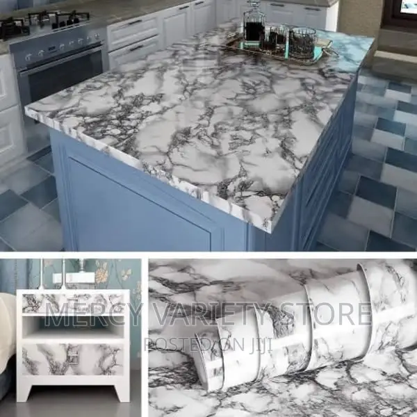 Marble PVC Adhesive Water,Oilproof Wall and Cabinet Sticker
