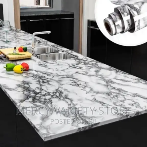 Marble PVC Adhesive Water,Oilproof Wall and Cabinet Sticker