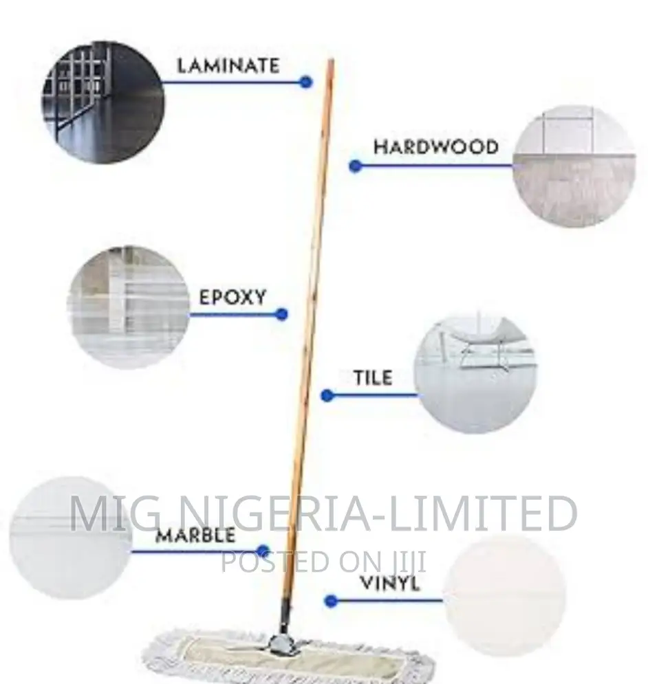 Commercial Industrial Flat Sweeping Mop 90cm