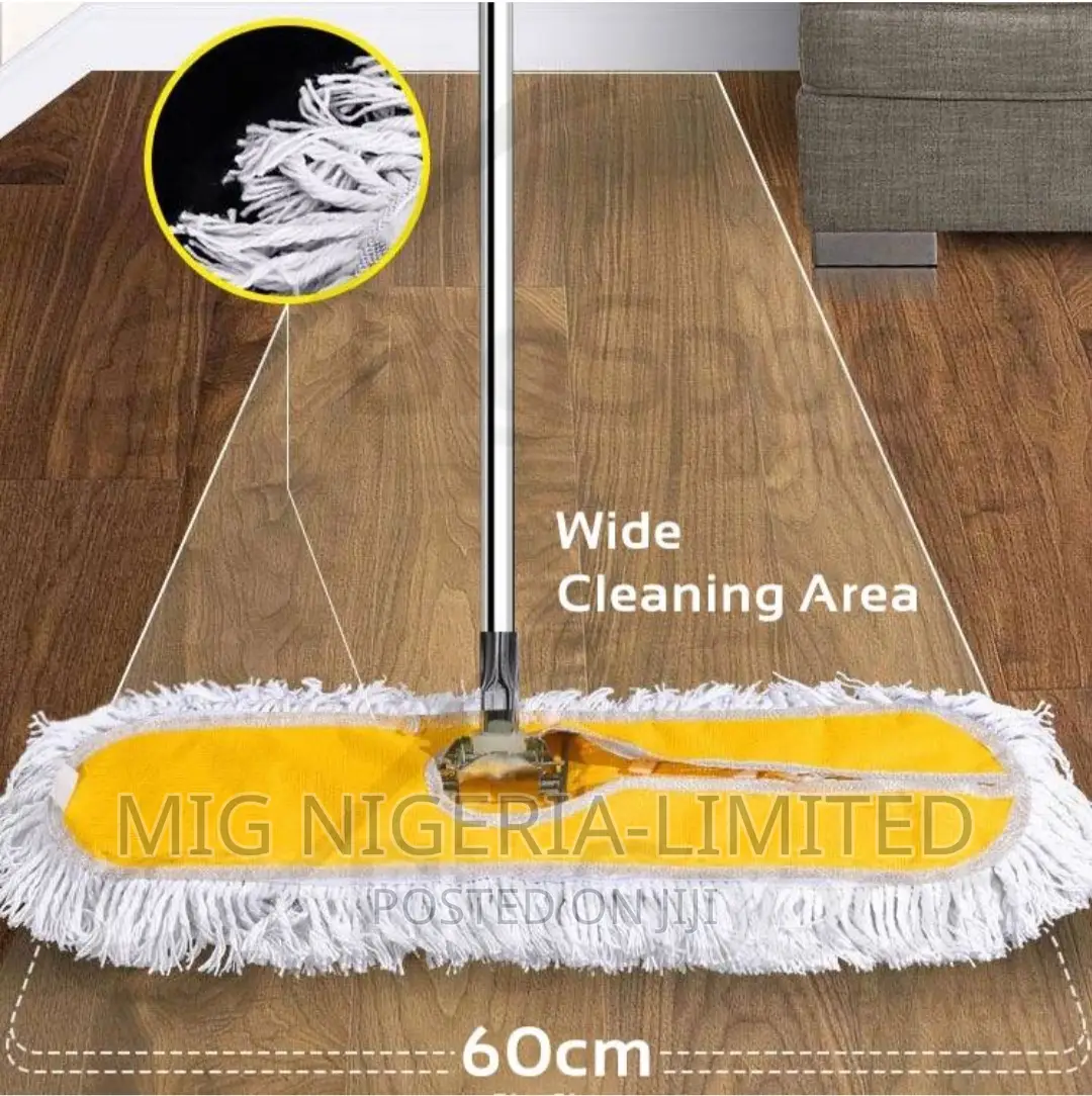 Commercial Industrial Stainless Steel Sweeping Flat Mop 60cm