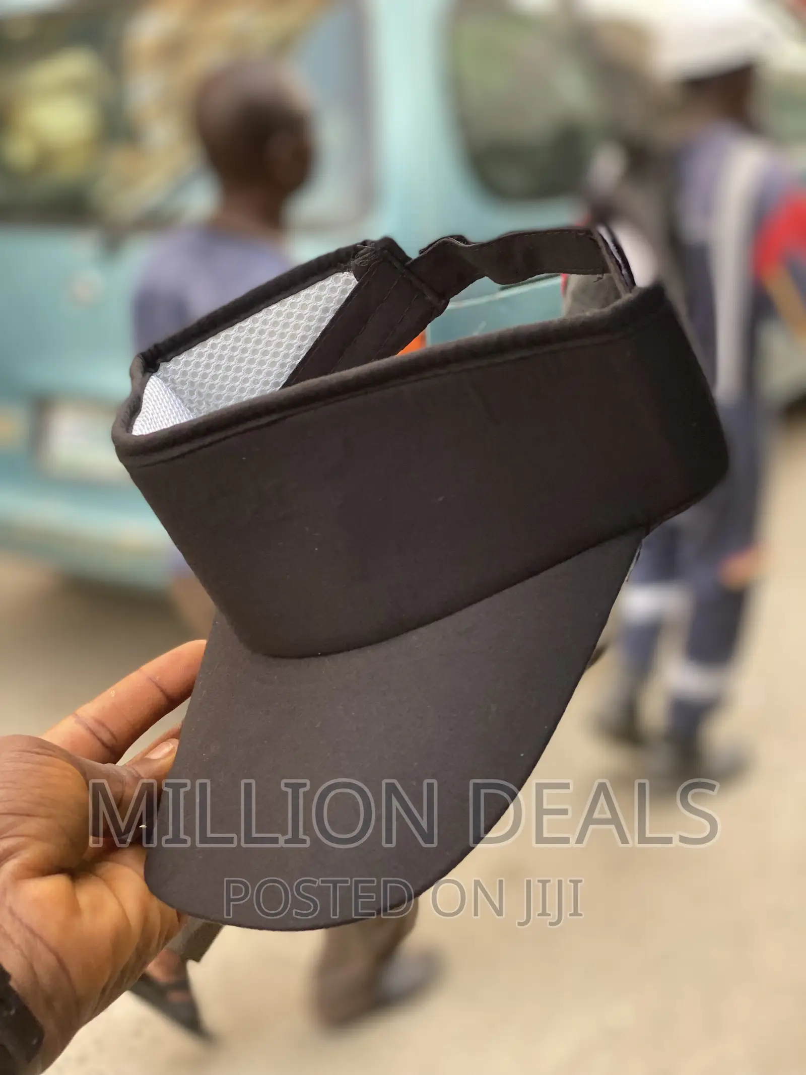 Stylish Black Unisex Visor Hat