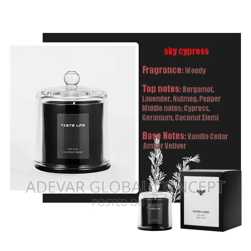 Home Scented Glass Cup Spa Essential Oil Scented Candle