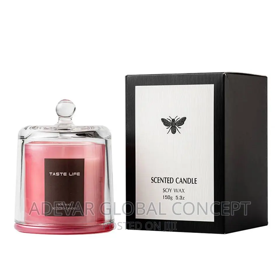 Home Scented Glass Cup Spa Essential Oil Scented Candle