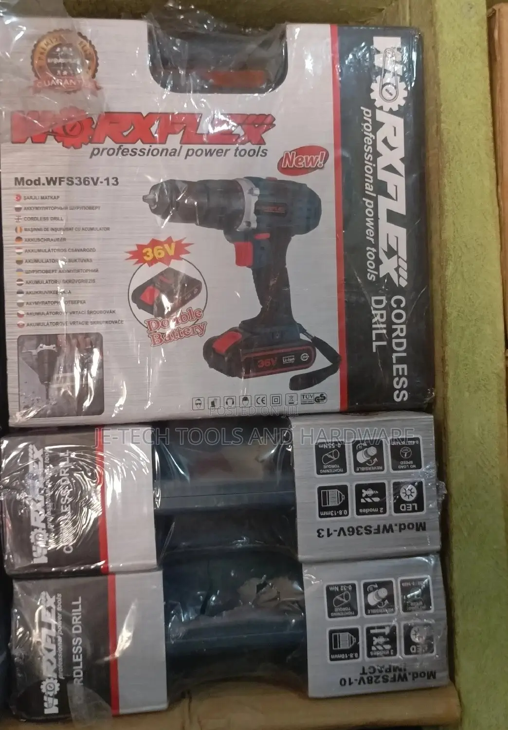 Work Flex Cordless Impact Drill - 36v