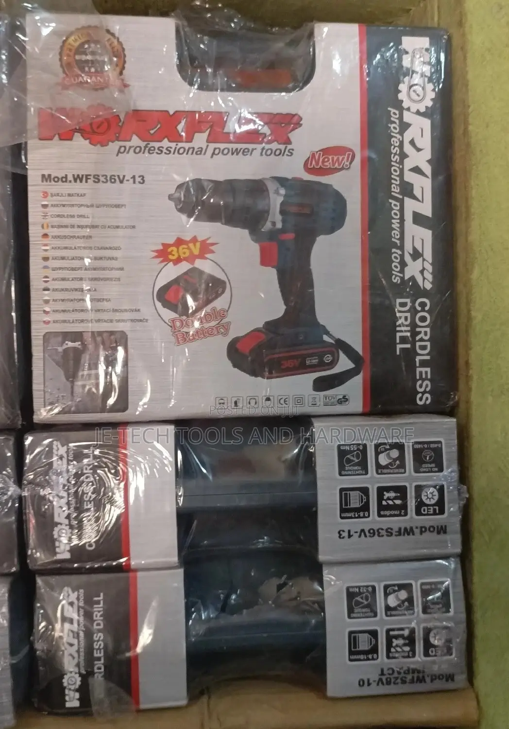 Work Flex Cordless Impact Drill - 36v
