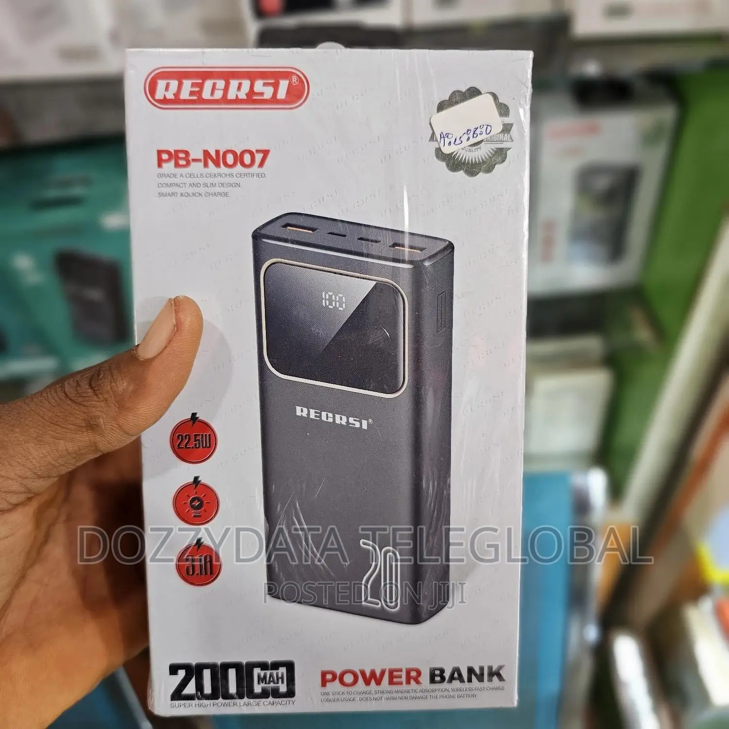 Recrsi Super Large 22.5w 20000mah Powerbank