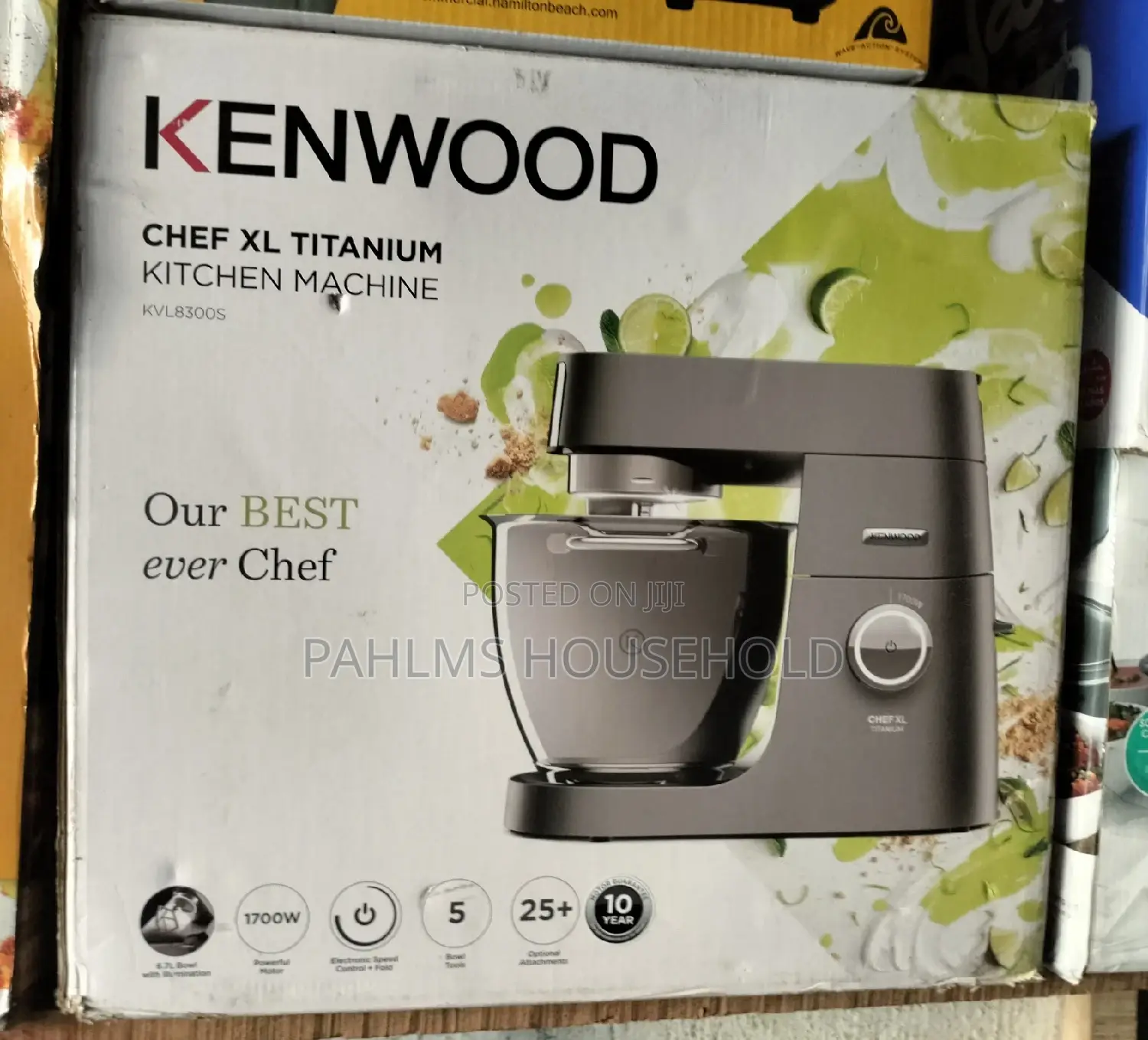 Kenwood 6.7L Professional Chef Xl Titanium Stand Mixer