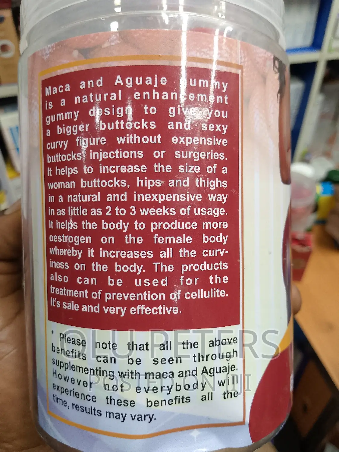Aguaje Maca Gummy