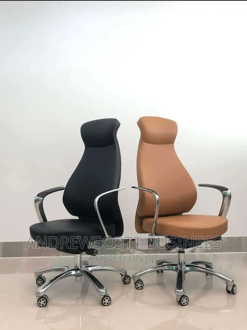 Executive Office Chair Black and Brown