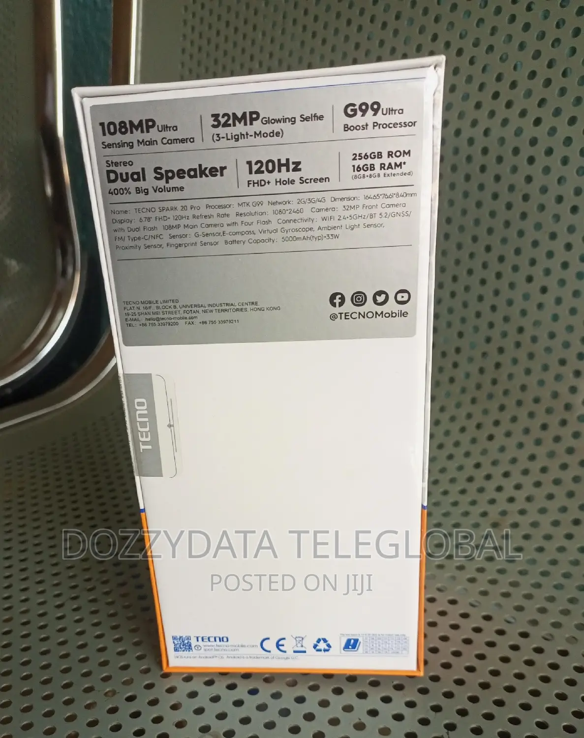 New Tecno Spark 20 256 GB