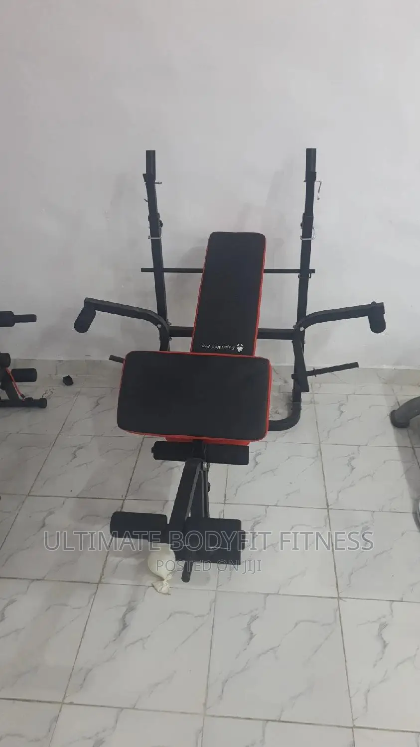 Brand New Weight Bench Press With 50kg Box Plates Exercise