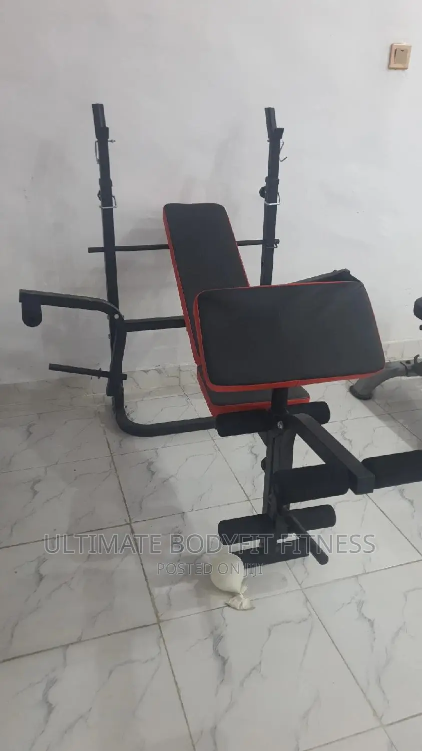 Brand New Weight Bench Press With 50kg Box Plates Exercise