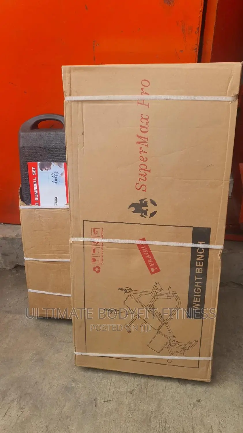 Brand New Weight Bench Press With 50kg Box Plates Exercise