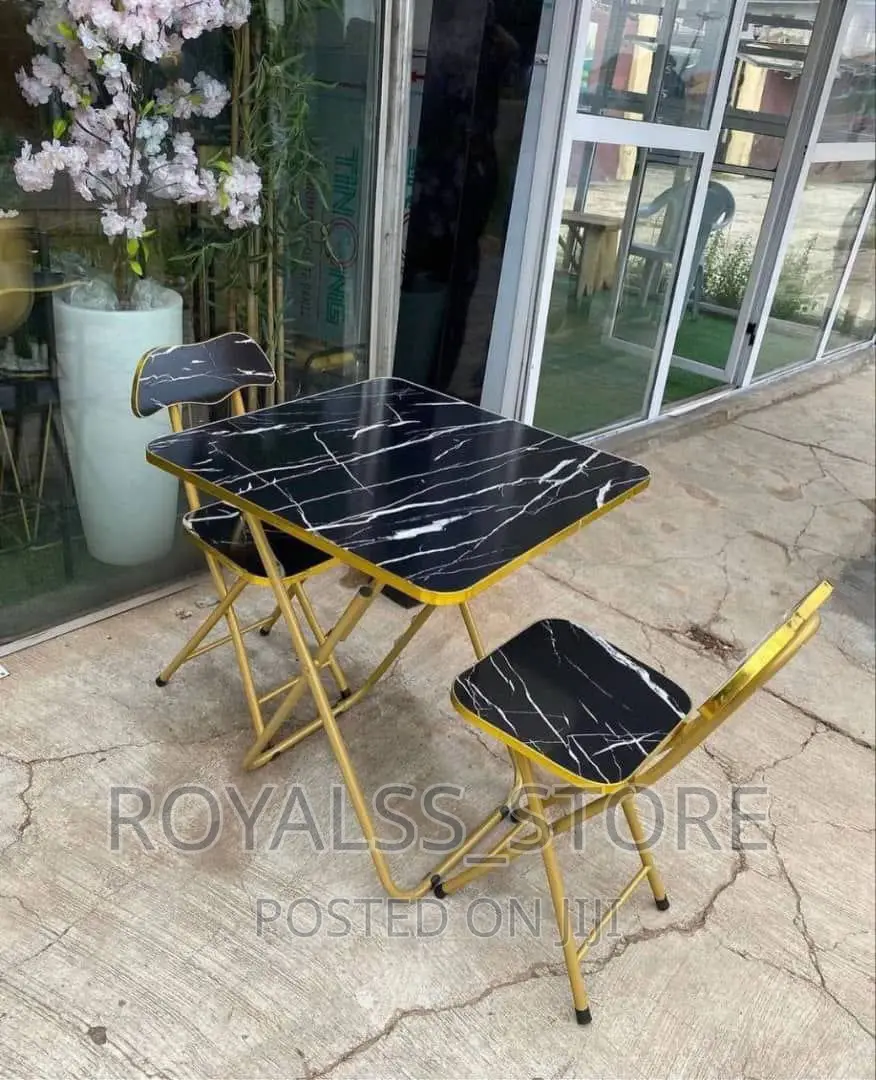 Quality Indoor/Outdoor 2 Chairs and Table