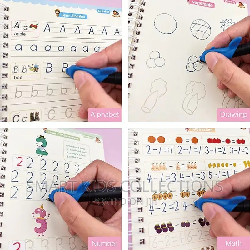 4 in 1 Sank Magic Practice Copybook for Kids