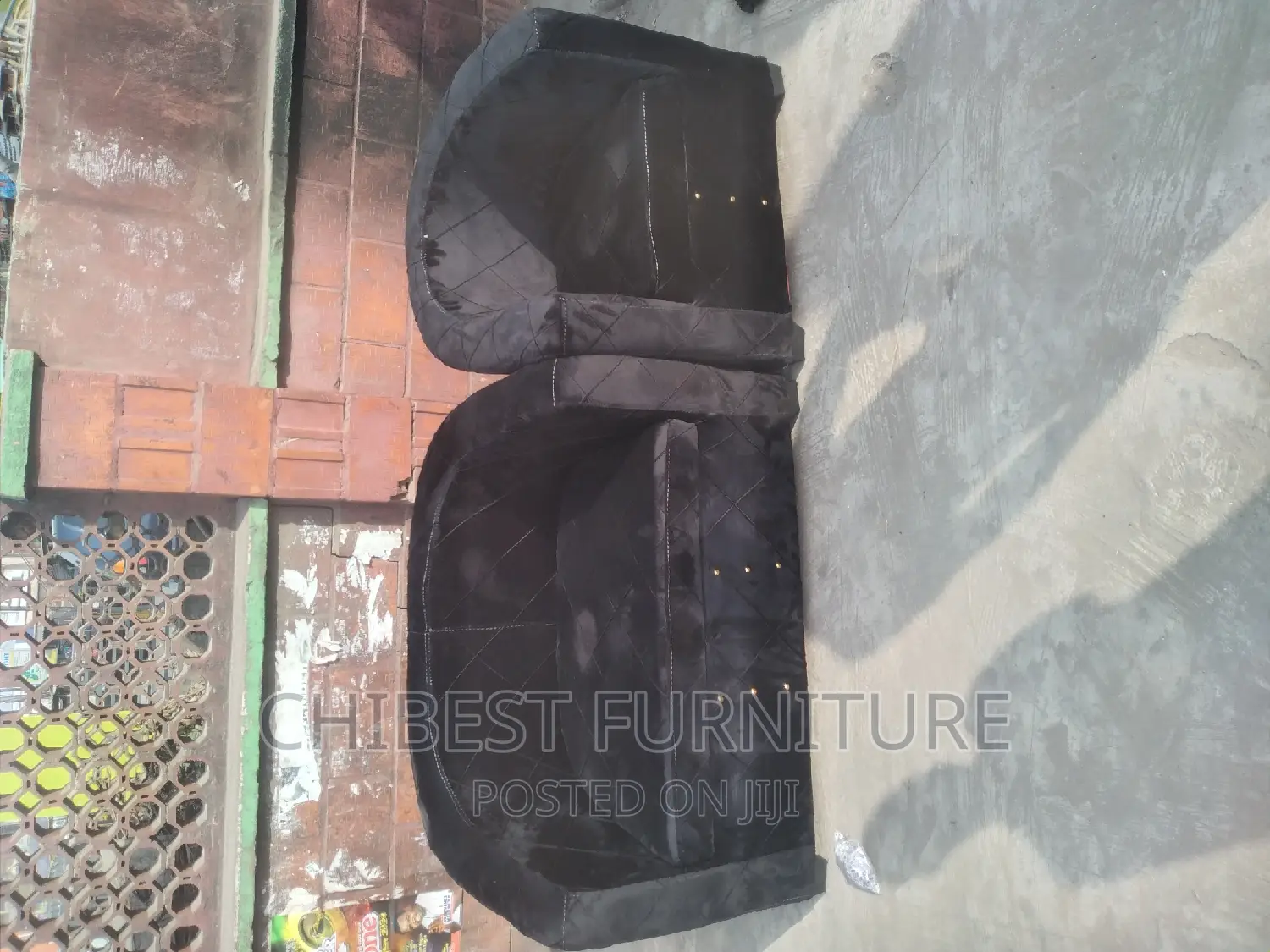 Single and Double Seater Ulphostery Padded Sofa Fabric Chair