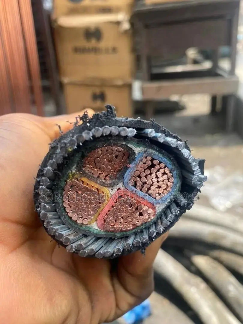 95mmx4core Nigerian Armoured PVC Cable's