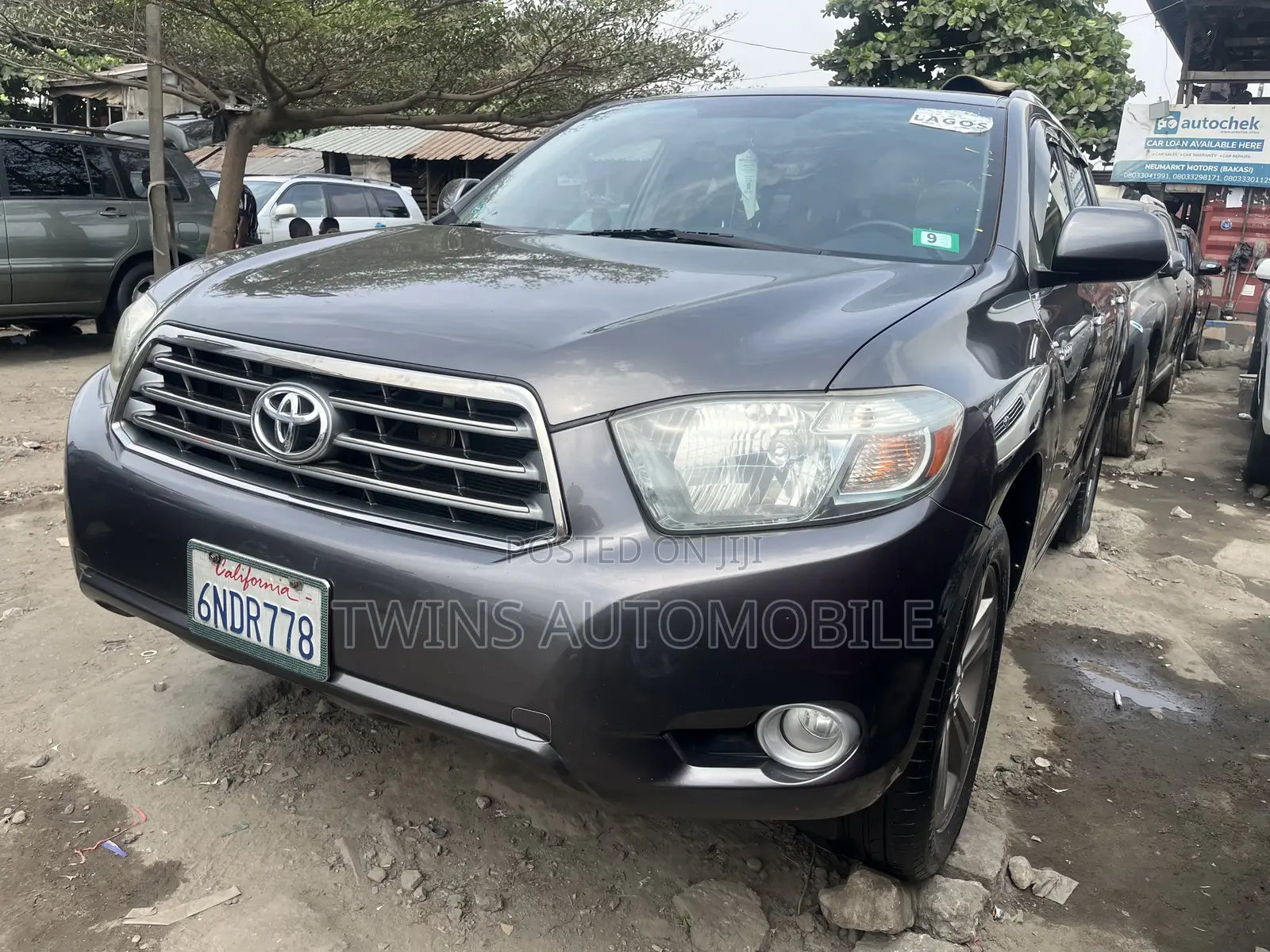 Toyota Highlander Sport 2009 Gray