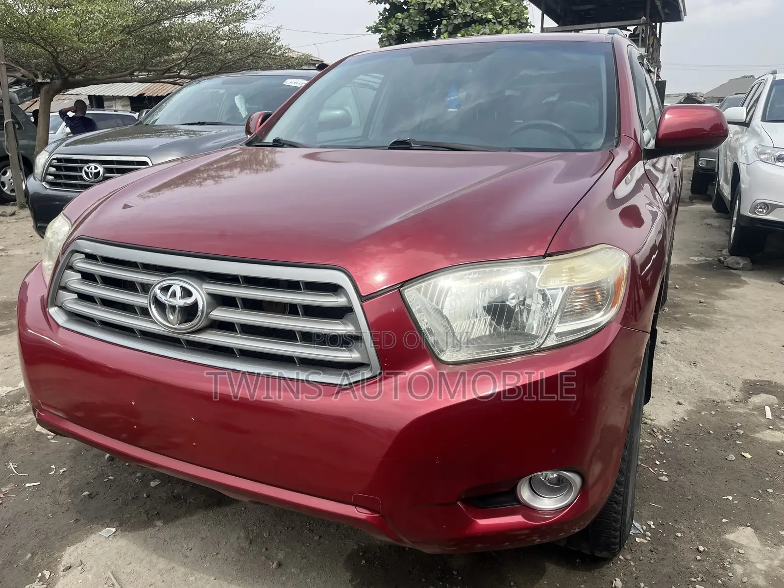 Toyota Highlander Limited 2008 Red