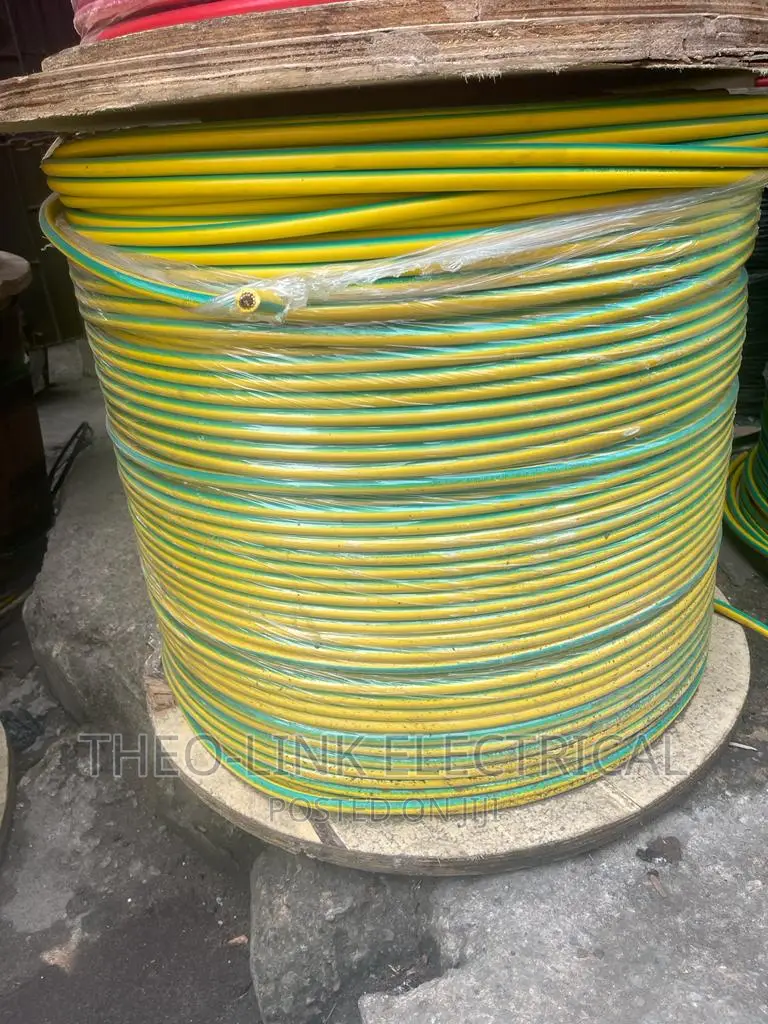 50mm Green and Yellow Copper Wire