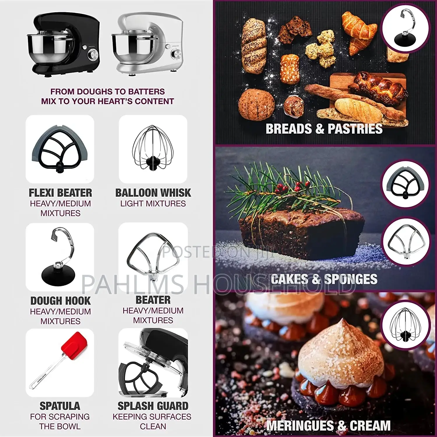 5.5 Liters Andrew James Professional Stand Mixer