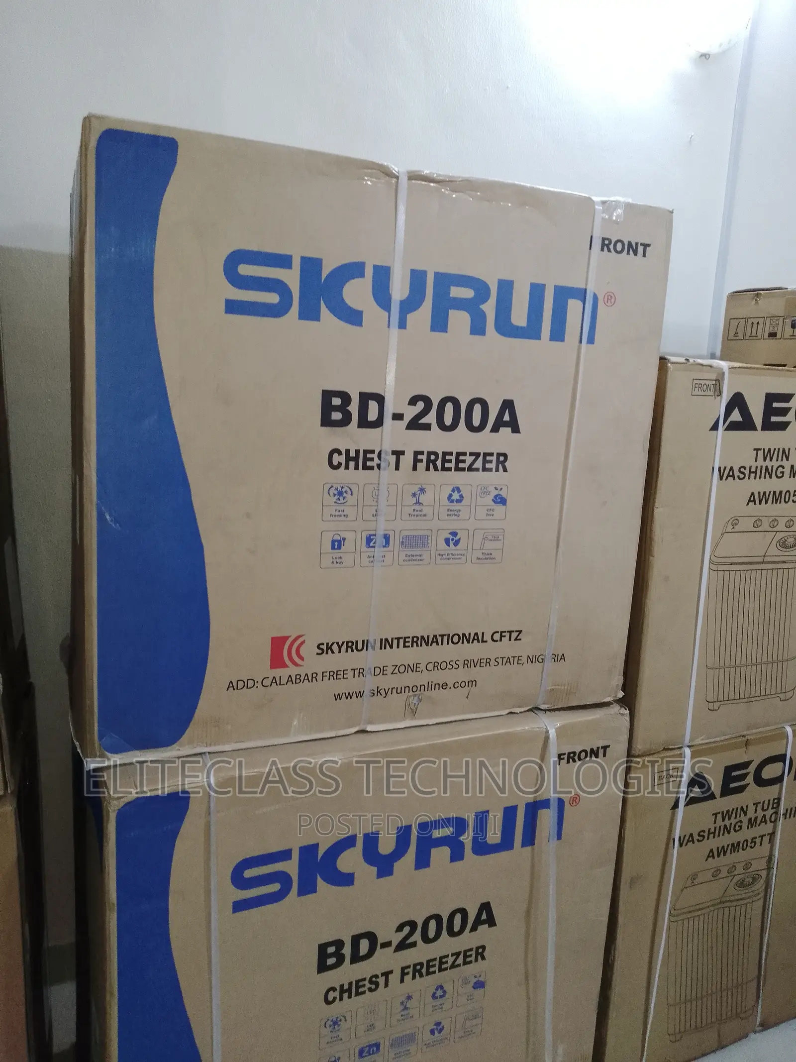 Low Noise Skyrun 200 Litres Chest Freezer (BD-200A)