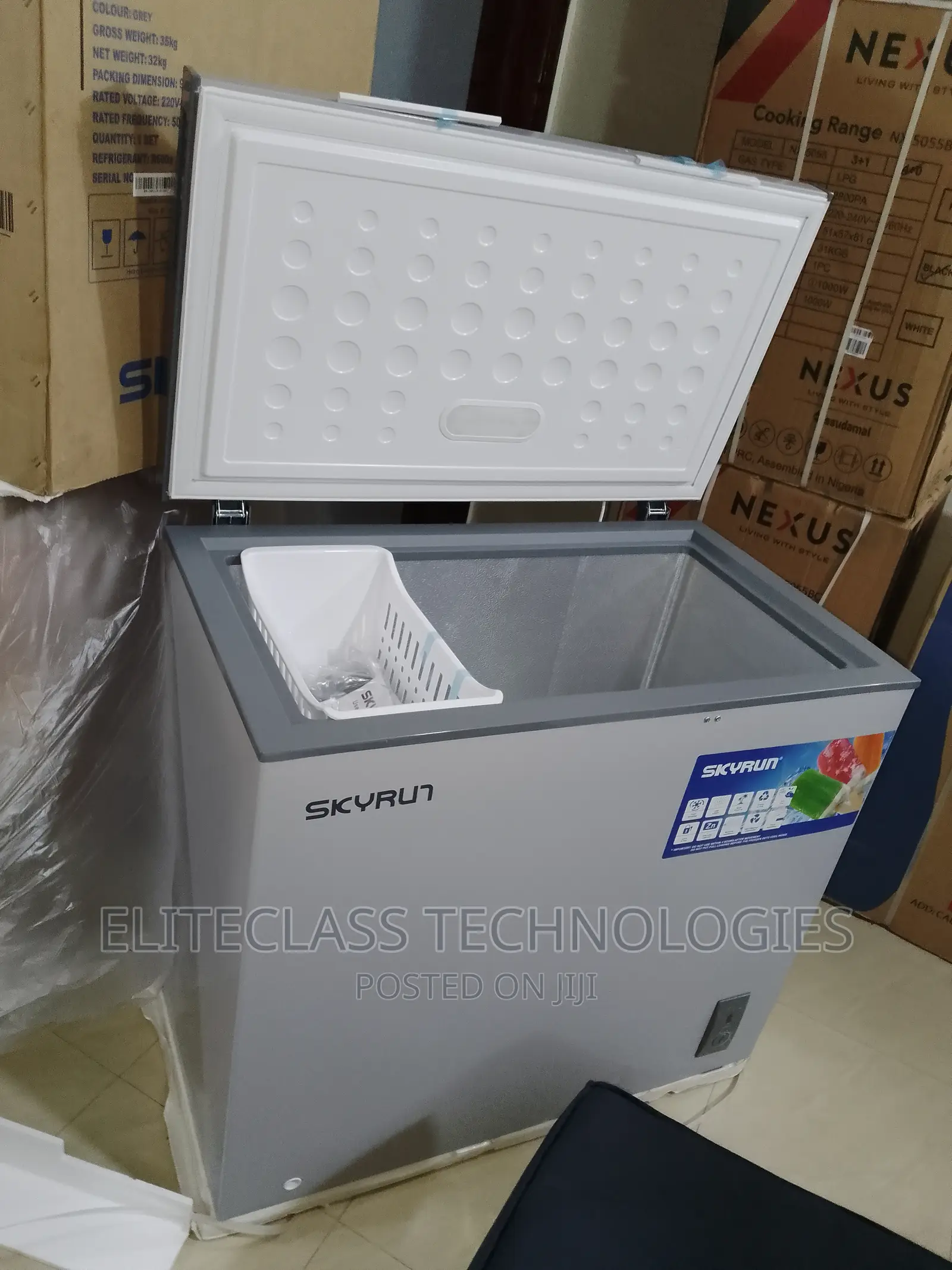 Stylish Skyrun 200 Litres Chest Freezer (BD-200A)