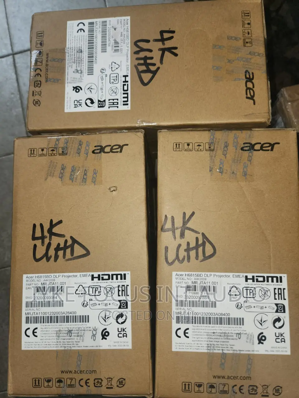 Acer Projector 4800 Lumens(x129H)