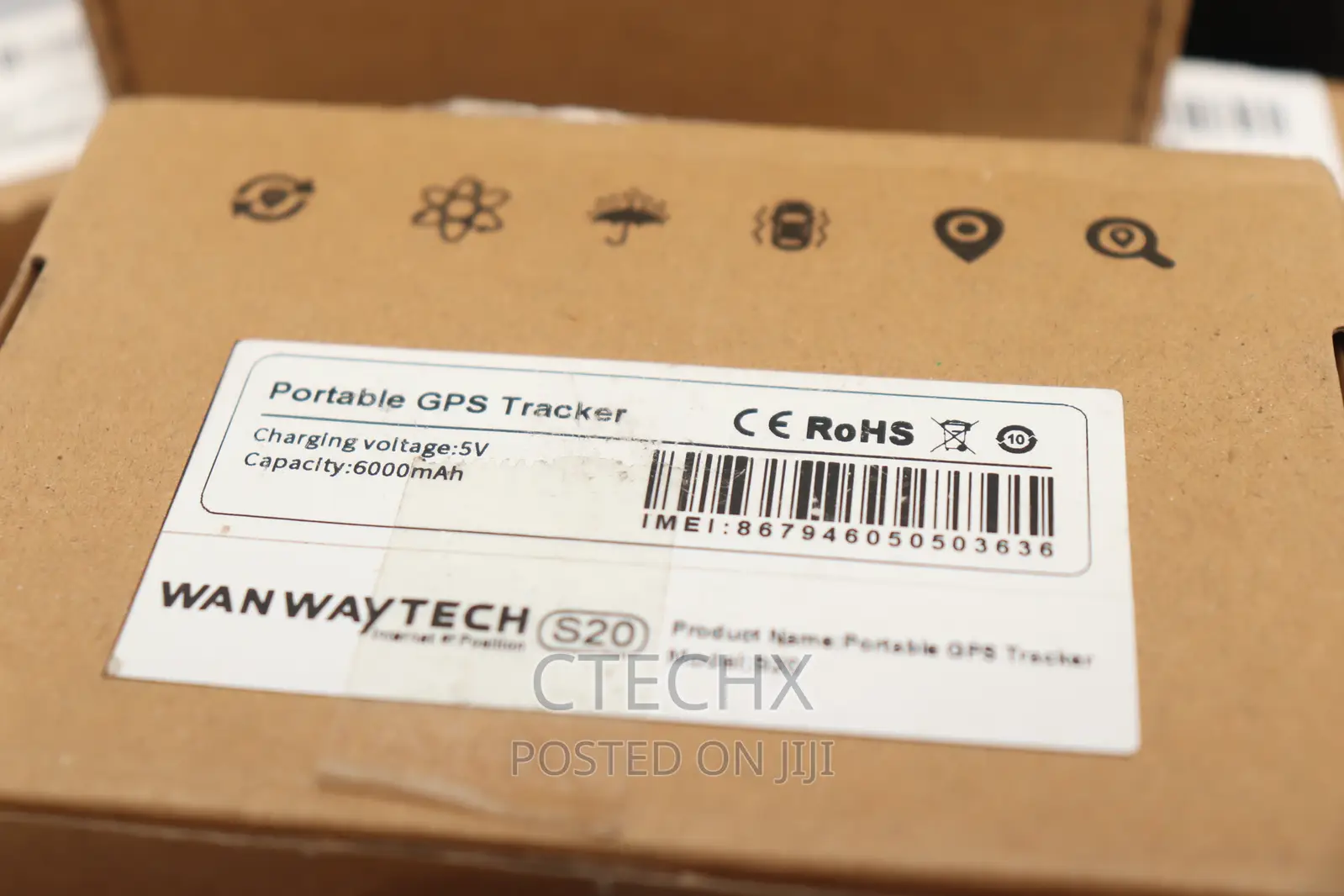 S20 Portable GPS Vehicle/Asset Tracker. Long Battery Life