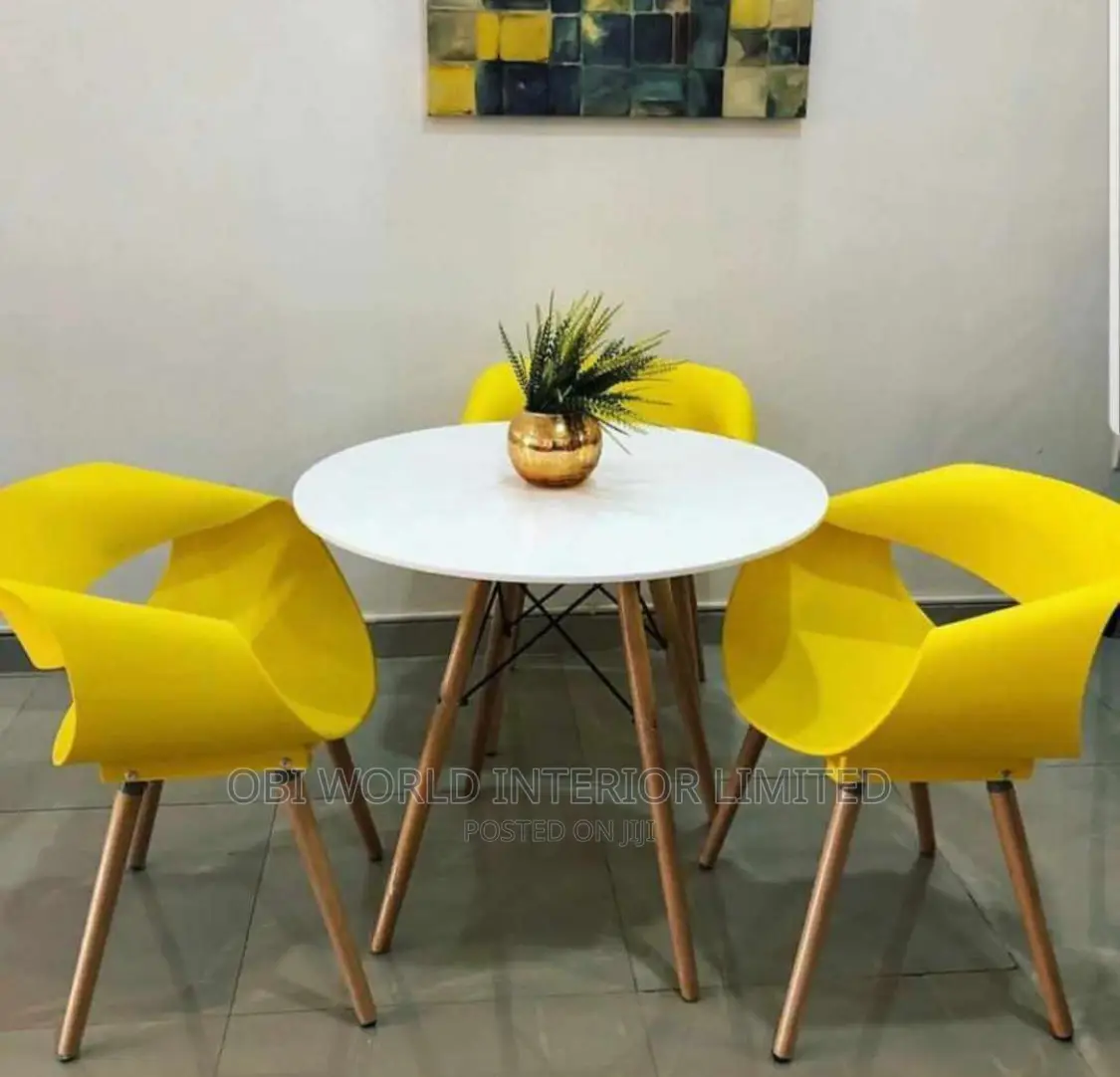 New Design Dining Table and 3 Chairs Latest Restaurant