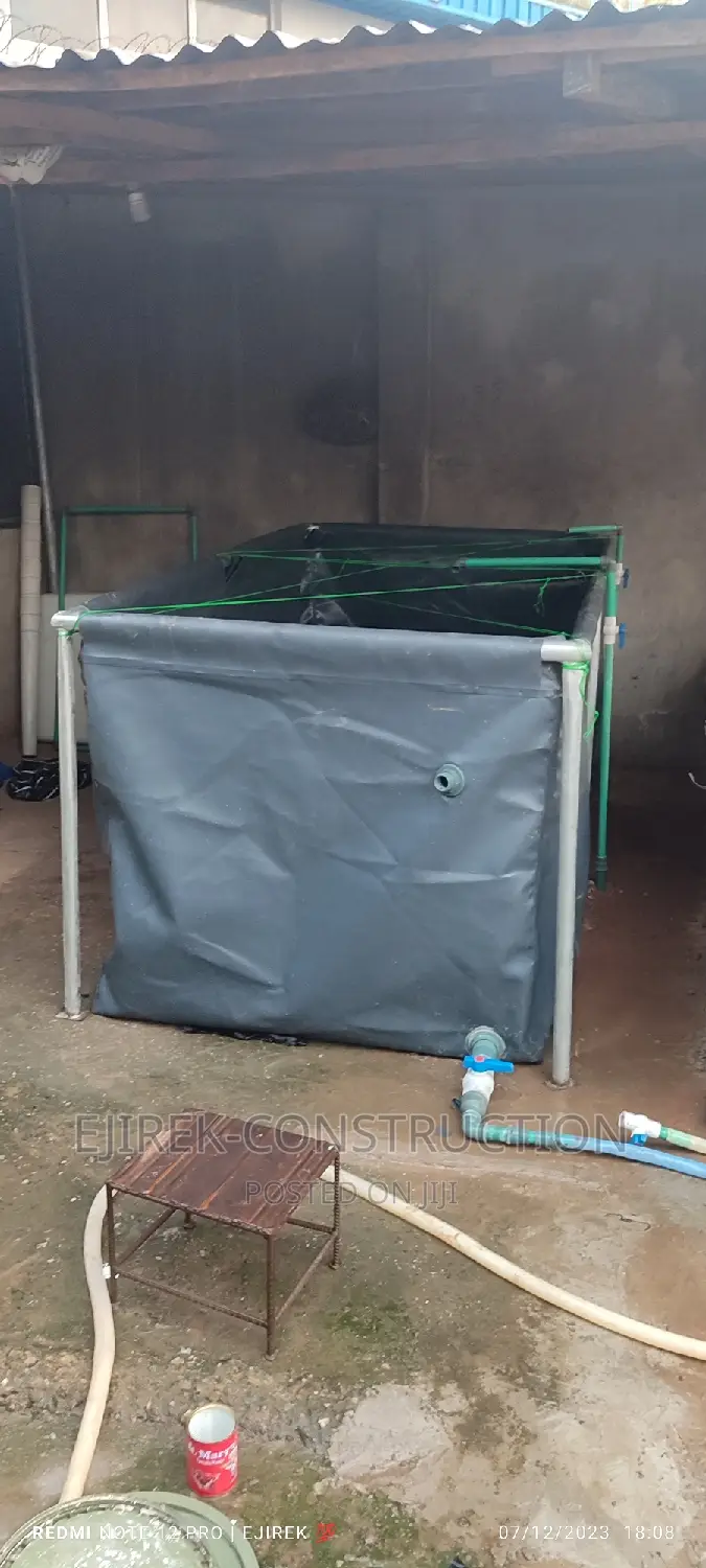 Mobile Fish Pond With First Quality Korea Tarpaulin PVC