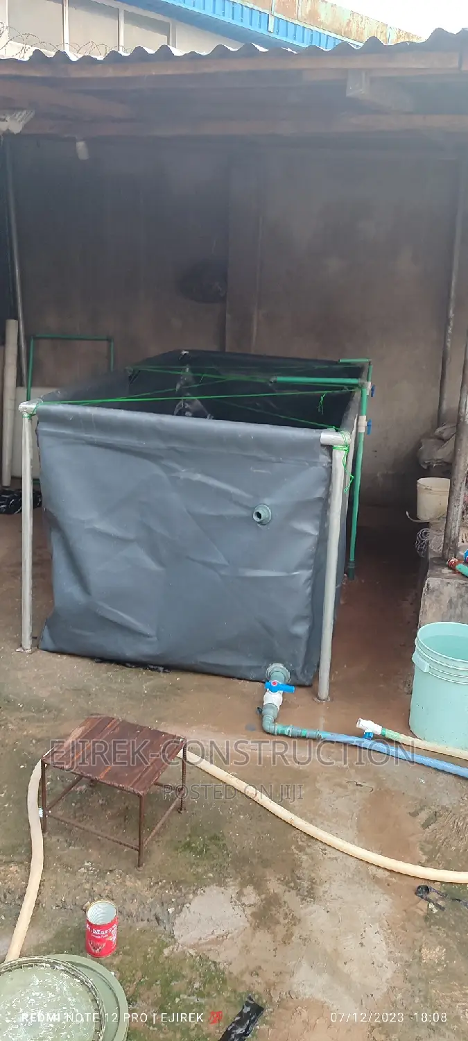 Mobile Fish Pond With First Quality Korea Tarpaulin PVC