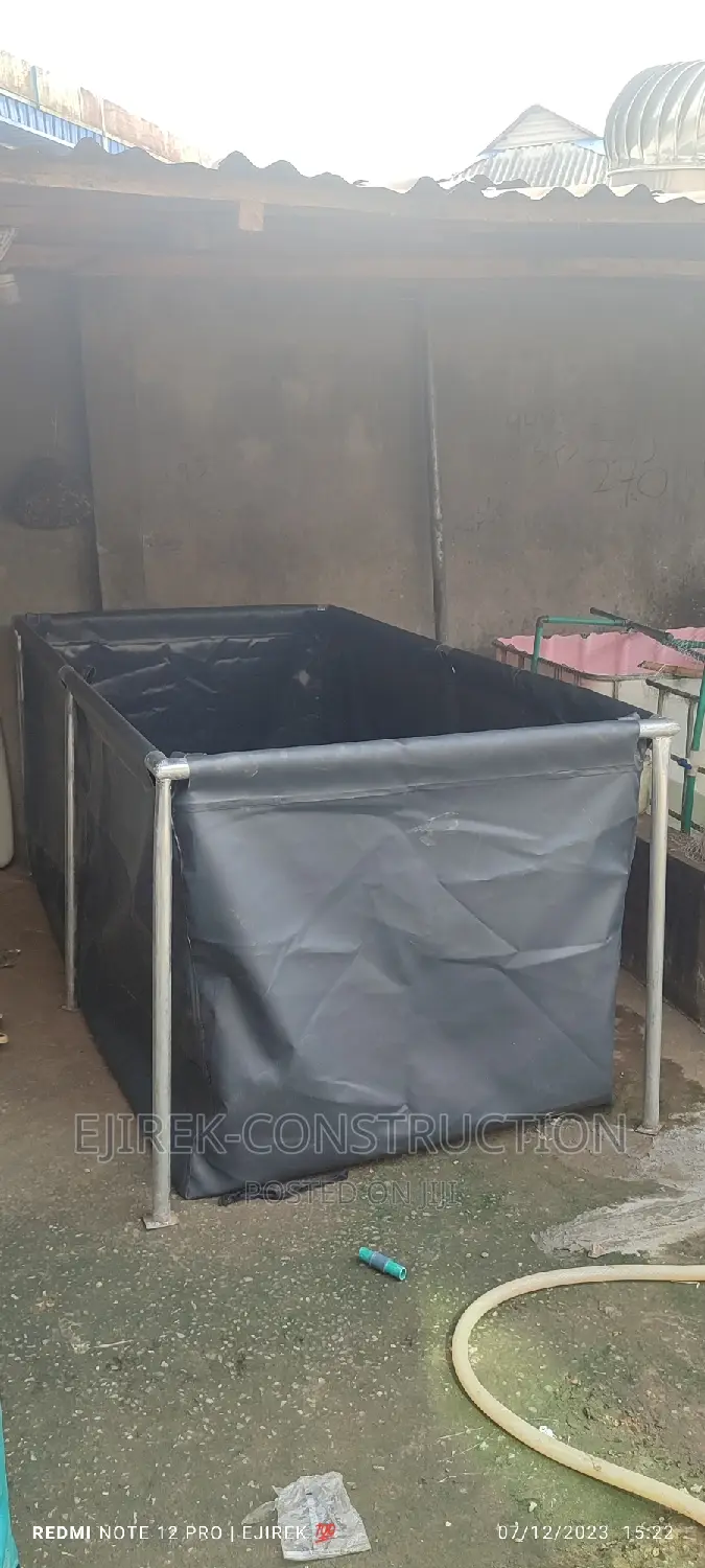 Mobile Fish Pond With First Quality Korea Tarpaulin PVC