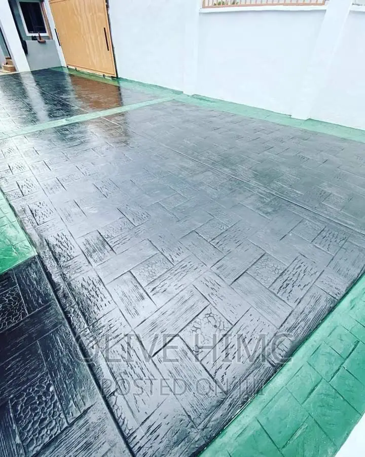 Concrete Floor Stamp Design